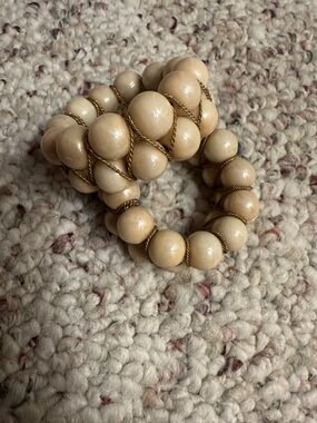 Vintage Stone Bead Napkin Rings